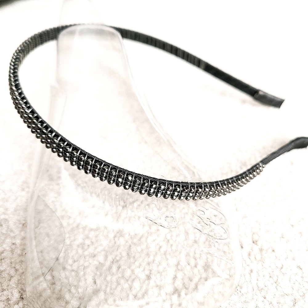 BCBGMaxAzria Graphite Mini Studded Headband